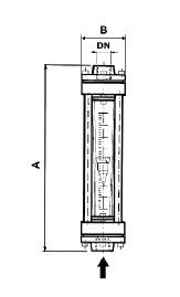 scheme_bc1 schceme for BC/K - direct reading flowmeters for middle and large flow rates