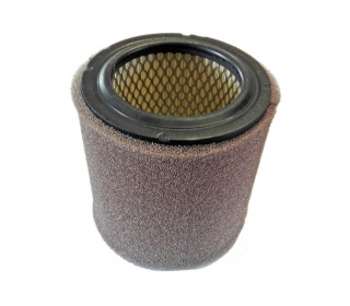 Filter's cartridge with integrated silencer