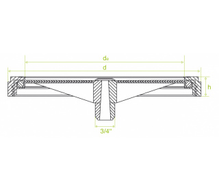 Disc diffuser - drawing