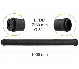 Tube diffuser with EPDM membrane - connection